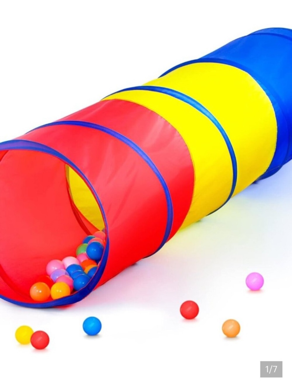 Gymboree Red, Yellow & Blue Pop-Up Play Tunnel